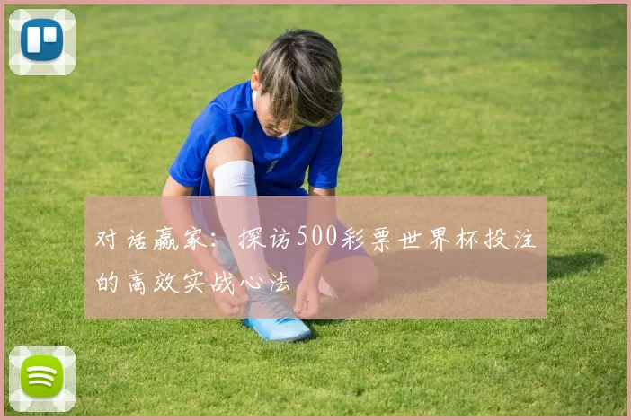 对话赢家:探访500彩票世界杯投注的高效实战心法
