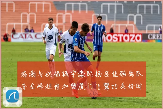 感谢与祝福钱宇淼阮杨吕佳强离队李岳峰租借加盟厦门飞鹭的美好时刻