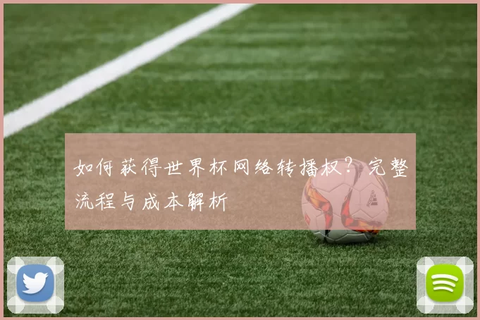 如何获得世界杯网络转播权?完整流程与成本解析